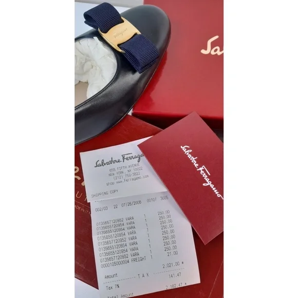 NIB VTG Salvatore Ferragamo Women Shoe 9.5 AAA - Picture 6 of 12